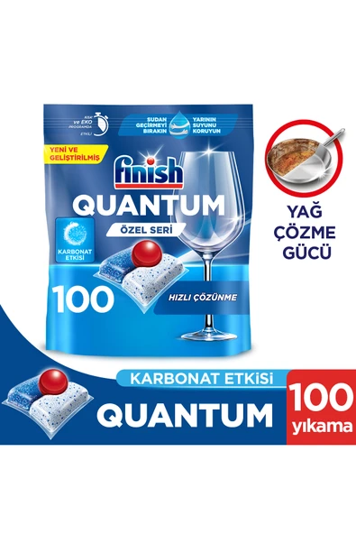 Finish Quantum Özel Seri Bulaşık Makinesi Deterjanı Kapsül Tablet 100 Adet ürün görseli 1