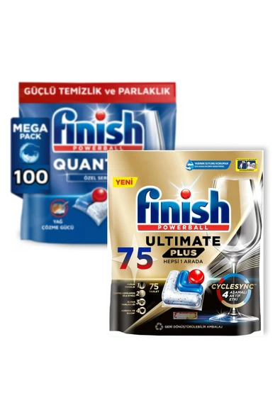 Finish Favori 10075 Set2 - Quantum 100 ve Ultimate Plus 75 ürün görseli 1