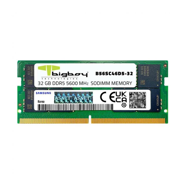 BIGBOY Bigboy 32GB DDR5 5600MHz CL46 Notebook Rami ürün görseli 1