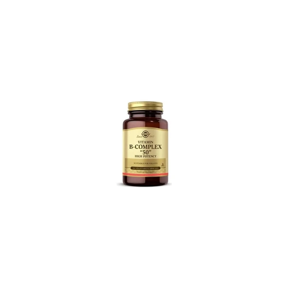 Solgar Vitamin B Complex 50 mg 50 Kapsül ürün görseli 1