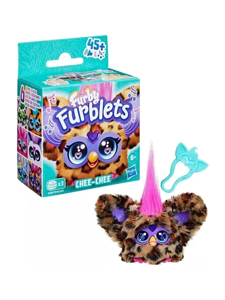 Furby Furblets Chee-Chee Elektronik Mini Peluş 45+ Sesli 6+ Yaş ürün görseli 1