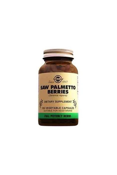 Solgar Saw Palmetto Berries 100 Kapsül ürün görseli 1