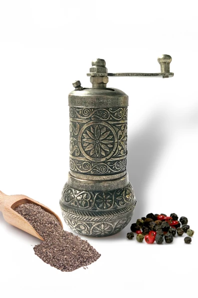 Zamak Döküm Mini Biber Değirmeni, Baharat Değirmeni (6 Renk) ürün görseli 1