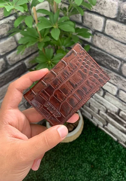 Guard Taba Croco Deri Kartlık ürün görseli 1