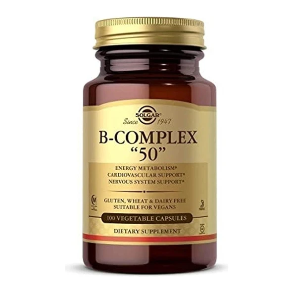 Solgar Vitamin B-Complex 50 100 1 Paket(1 X 1 Stück) ürün görseli 1