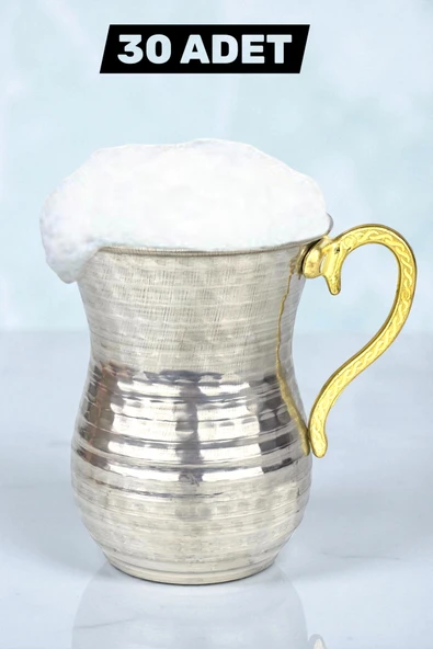 Krom Çelik Ayran Bardağı – 300 ml (1 / 10 / 30 / 50 Adet Seçenekleriyle) ürün görseli 1