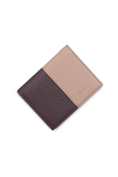 Guard Mat Bordo/Gül Kurusu Deri Erkek Cüzdan ürün görseli 1