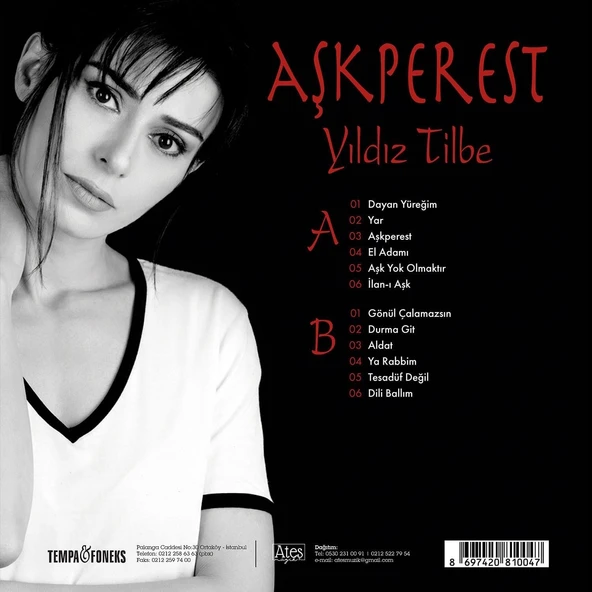 Yıldız Tilbe Aşkperest - Plak - Resim 2