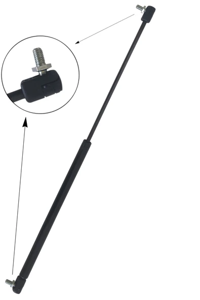 3902140m1 Massey Ferguson 5400s Traktör Cam Amortisörü 58 Cm (150 NEWTON) ürün görseli 1