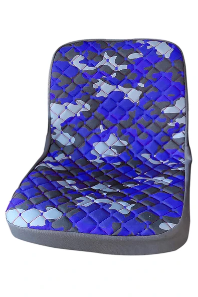 Tek Parça Traktör Koltuk Kılıfı - Mavi Kamuflaj - Ithal Impertex - Bb-863 ürün görseli 1