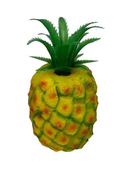 Yapay Ananas Meyve Ananas Artificial Pıneapple 15cm Plastik ürün görseli 1