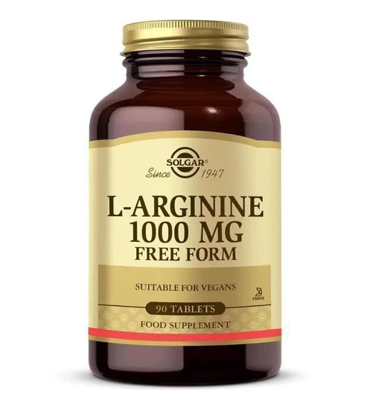 Solgar L-Arginine 1000 mg 90 Tablet ürün görseli 1