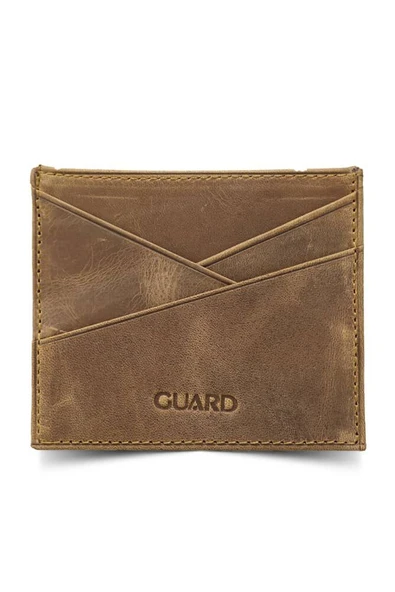Guard Antik Taba Hakiki Deri Kartlık - Resim 3