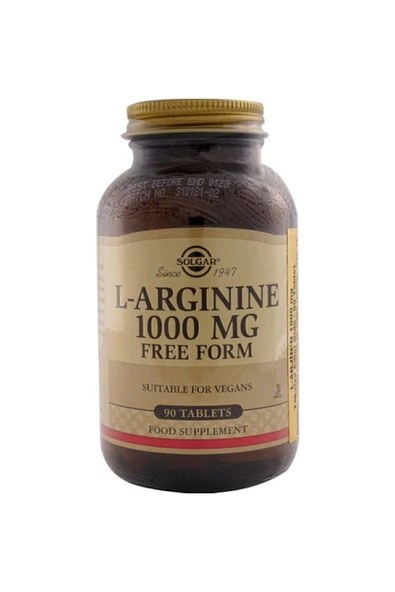 Solgar L-arginine 1000 Mg 90 Tablet ürün görseli 1
