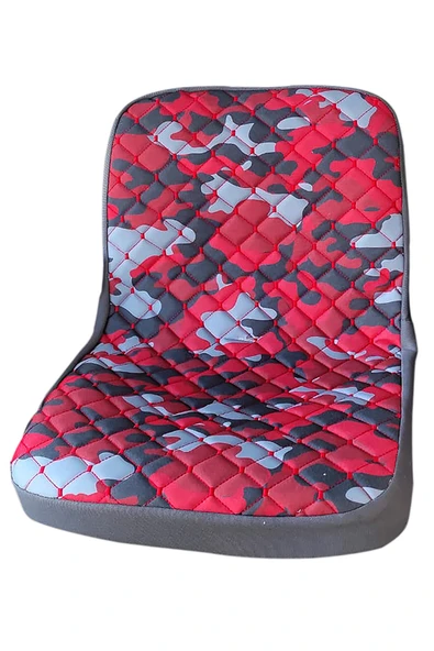 Tek Parça Traktör Koltuk Kılıfı - Kırmızı Kamuflaj -ithal Impertex- Bb-787 ürün görseli 1