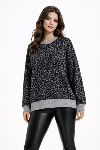 Kadın Yumoş Sıfıryaka Sweatshirt BGL-ST05318 ürün görseli 1