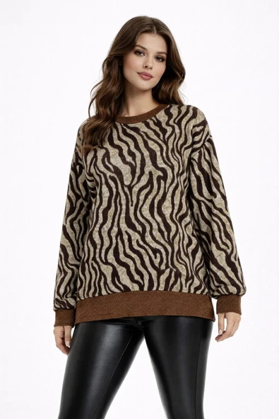Kadın Yumoş Sıfıryaka Sweatshirt BGL-ST05316 ürün görseli 1