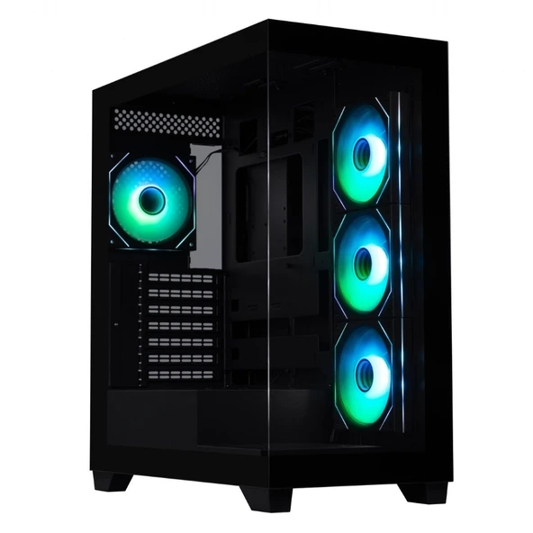 BITFENIX 750W 80+ BRONZE CETO PREMİUM Siyah Gaming Mid-Tower PC Kasası ürün görseli 1