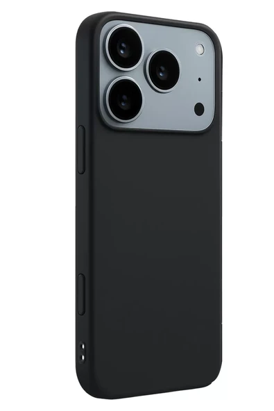 Newface Apple iPhone 17 Pro Max First Silikon - Siyah - Resim 2