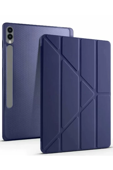 Newface Samsung Galaxy X610 Tab S9 FE Plus 12.4 Kılıf Kalemlikli Mars Tablet Kılıfı - Lacivert ürün görseli 1
