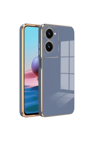 Newface Vivo Y18 Kılıf Volet Silikon - Mavi ürün görseli 1