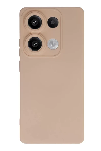 Newface Xiaomi Redmi Note 13 4G Kılıf Nano içi Kadife Silikon - Pudra ürün görseli 1