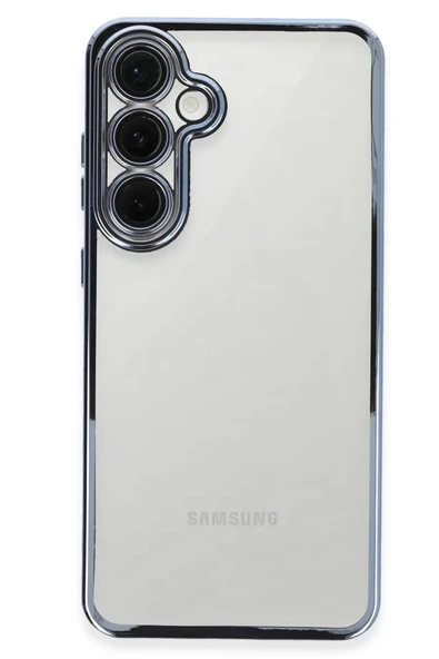 Newface Samsung Galaxy S24 FE Kılıf Razer Lensli Silikon - Lacivert ürün görseli 1