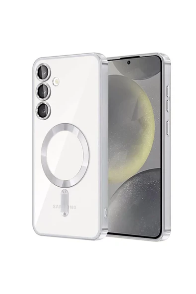 Newface Samsung Galaxy S23 Kılıf Kross Magneticsafe Kapak - Titan Gri ürün görseli 1