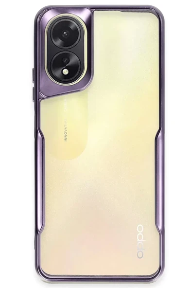 Newface Oppo A38 Kılıf Boyi Silikon Kapak - Derin Mor ürün görseli 1