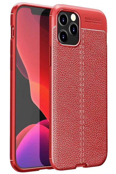 Newface Apple iPhone 12 Pro Kılıf Auto Focus Kapak - Kırmızı ürün görseli 1