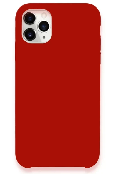 Newface Apple iPhone 11 Pro Max Kılıf Lansman Legant Silikon - Kırmızı ürün görseli 1