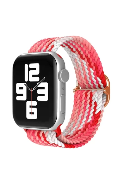 Newface Apple Watch 42mm Star Kordon - Pembe-Kırmızı ürün görseli 1