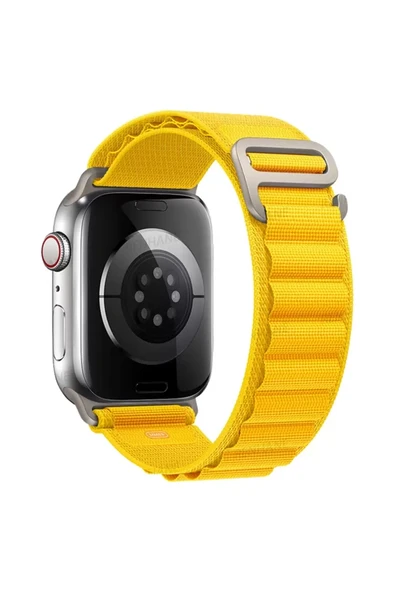 Newface Apple Watch 42mm Mountain Kordon - Sarı ürün görseli 1