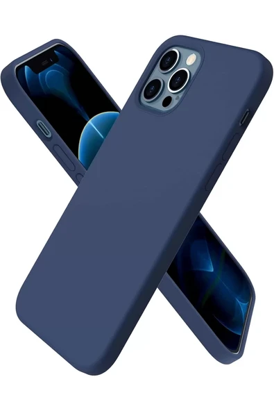 Newface Apple iPhone 12 Pro Kılıf First Silikon - Lacivert ürün görseli 1