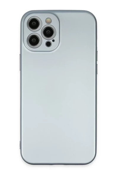 Newface Apple iPhone 12 Pro Max Kılıf Nano içi Kadife Silikon - Sky Blue ürün görseli 1