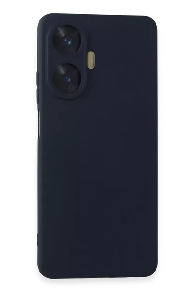 Newface Realme C55 Kılıf Nano içi Kadife Silikon - Lacivert ürün görseli 1