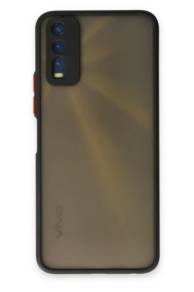 Newface Vivo Y11S Kılıf Montreal Silikon Kapak - Siyah ürün görseli 1