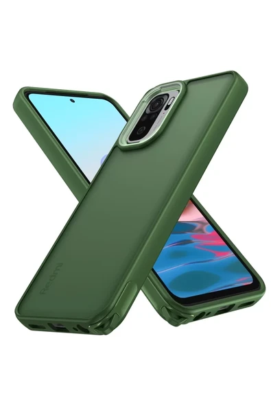 Newface Xiaomi Redmi Note 10 Pro Kılıf Elegant Kapak - Yeşil ürün görseli 1
