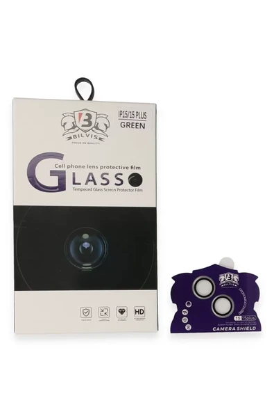 Newface Apple iPhone 15 Bilvis Titan Kamera Lens - Yeşil ürün görseli 1