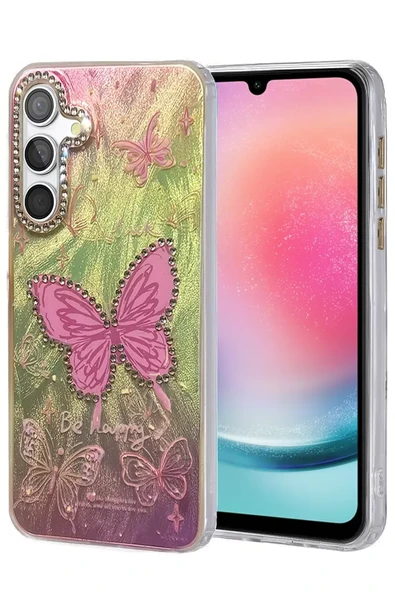 Newface Samsung Galaxy A24 4G Kılıf Blade Aynalı Desenli Kapak - Desen 5 ürün görseli 1
