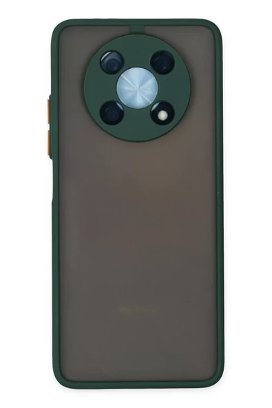 Newface Huawei Nova Y90 Kılıf Montreal Silikon Kapak - Yeşil ürün görseli 1