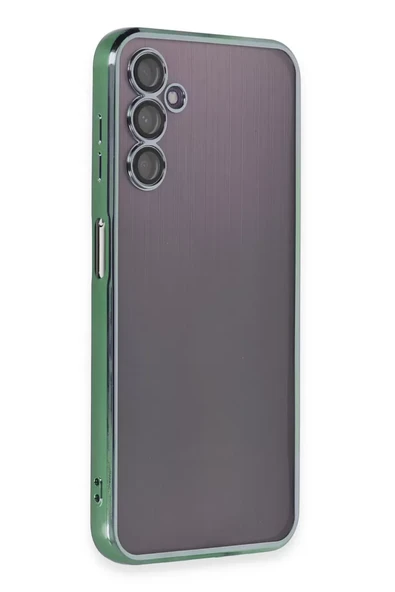 Newface Samsung Galaxy A14 4G Kılıf Razer Lensli Silikon - Yeşil ürün görseli 1