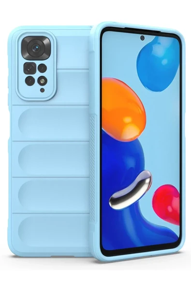 Newface Xiaomi Redmi Note 11 Kılıf Optimum Silikon - Sky Blue ürün görseli 1