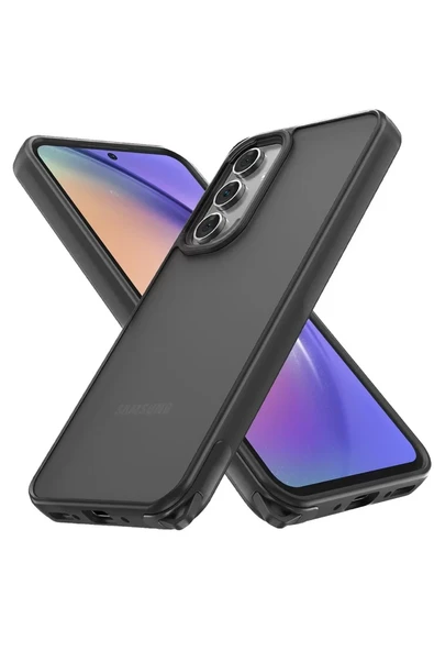 Newface Samsung Galaxy A04S Kılıf Elegant Kapak - Siyah ürün görseli 1