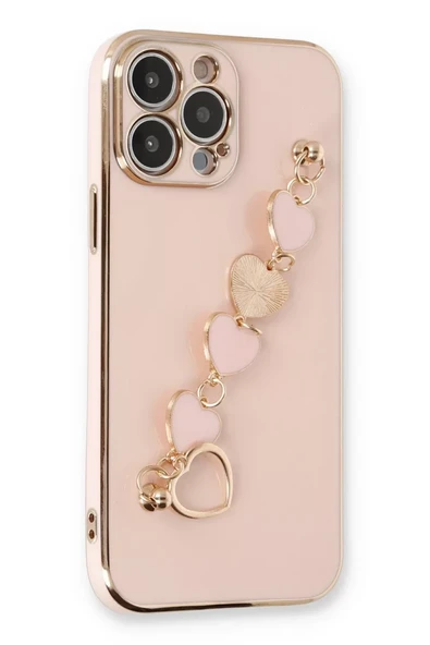 Newface Apple iPhone 14 Pro Max Kılıf Esila Silikon - Pudra ürün görseli 1