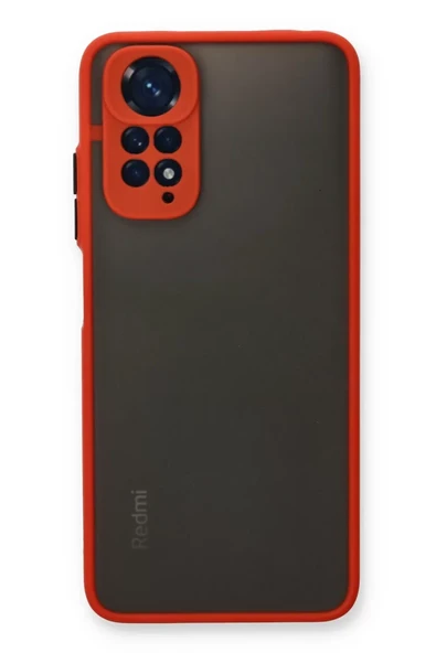 Newface Xiaomi Redmi Note 11 Pro Kılıf Montreal Silikon Kapak - Kırmızı ürün görseli 1