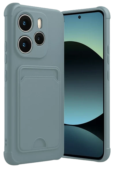 Newface Xiaomi Redmi Note 14 4G Kelvin Kartvizitli Silikon - Açık Yeşil ürün görseli 1