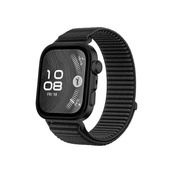 Newface Huawei Fit 4 Braid Kordon - Siyah - Resim 2