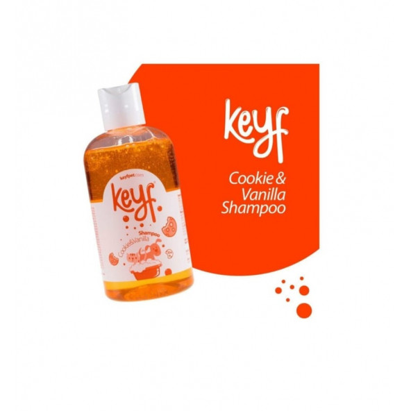 Keyf Kedi Köpek Şampuanı Cookie & Vanilya Shampoo 250 Ml. ürün görseli 1