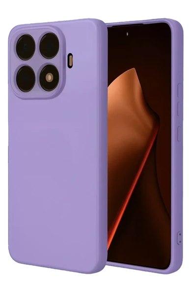 Newface Xiaomi Mi 15T Pro Nano içi Kadife Silikon - Lila ürün görseli 1